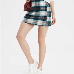 American Eagle Plaid Mini Skirt XL